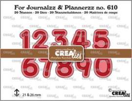 CLJP610 Crealies Journalzz & Pl Cijfers no. 4 met schaduw