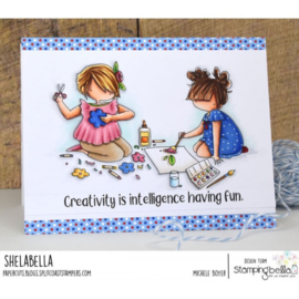 654000 Stamping Bella Cling Stamps Tiny Townie Crafty Friends