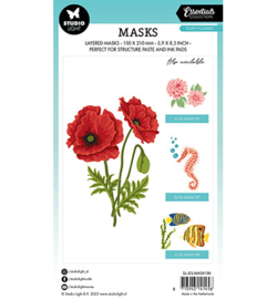 SL-ES-MASK196 StudioLight Poppy flowers Essentials nr.196