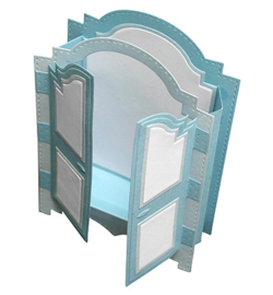 SL-ES-CD455 - 3D Closet card shape Essentials nr.455