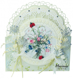 LR0701  Marianne Design Creatables Petra's Gate Folding Floral