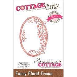 423134 CottageCutz Elites Die Fancy Floral Frame, 2.2"X3.1"