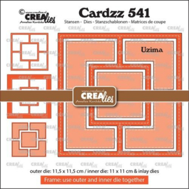 CLCZ541 Crealies Cardzz Frame & inlay Uzima