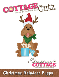 CC-1222 CottageCutz Christmas Reindeer Puppy