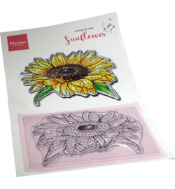 TC0903 Marianne Design Tiny's Flowers Sunflower