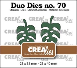 CLDD70 Crealies Duo Dies Botanische bladeren