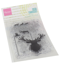 MM1637 Marianne Design Art stamps Deer