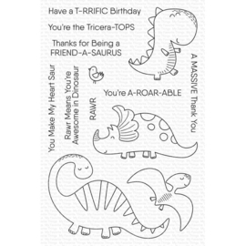 CS483 My Favorite Things Clear Stamps A-roar-able 4"X6"