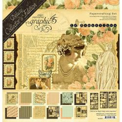 602892 Graphic 45 Deluxe Collector's Edition Pack Le Romantique 12"X12"