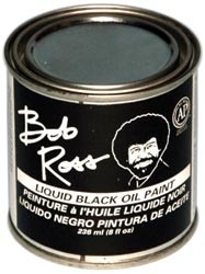 455979 Bob Ross Oil Paint Black