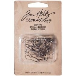 TH93200 Idea-Ology Antique Metal Loop Pins 24/Pkg