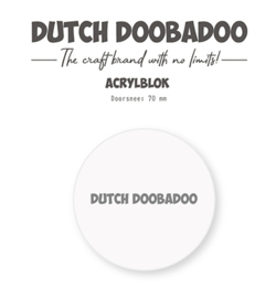 476.125.002 Dutch DooBaDoo ATC Acrylic Block Circle