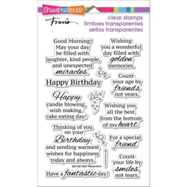 654033 Stampendous Perfectly Clear Stamps Birthday Smiles