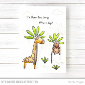 CS-527 My Favorite Things Giraffe Greetings Clear Stamps