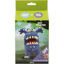 100615 Silk Clay Funny Friends, monster, blauw