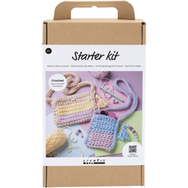 977669 Creativ Company Starter Hobbyset Haken, Tassen, diverse kleuren
