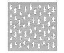 ST-123 My Favorite Things Pine Tree Forest Stencil