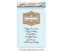 SDS-054 Spellbinders Giving Occasions Stamp And Die Set