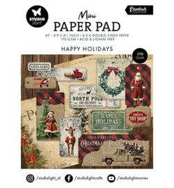 SL-ES-DPP323 StudioLight SL Mini Paper Pad Happy Holidays Essentials nr.323