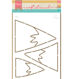 PS8045 Marianne Design Clear stamp Mountains
