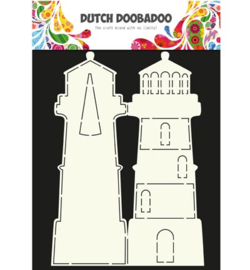 470.990.003 Dutch DooBaDoo Dutch Card Art Lighthouse
