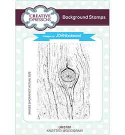 UMS780 Background Stamp Knotted Woodgrain