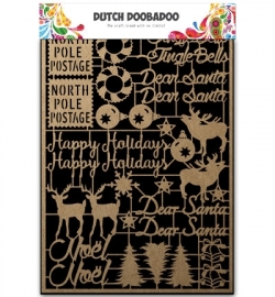 479.002.012 Dutch DooBaDoo Craft Art A5 Christmas