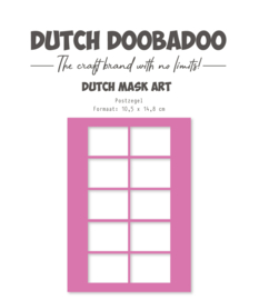 470.784.349 Dutch Doobadoo DDBD Dutch mask art Postzegel
