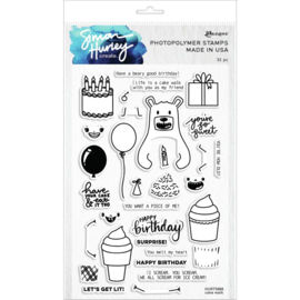 629876 Simon Hurley create Cling Stamps  Cake Walk 6"X9"