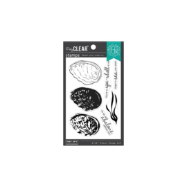 656499 Hero Arts Color Layering Clear Stamps Abalone 4"X6"