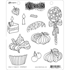 DYR80213 Dyan Reaveley's Dylusions Cling Stamp Collection Bake It Yourself