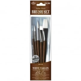 325161 Brush Set Value Pack White Taklon