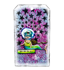 ABM-OOTW-STAMP72 - ABM Clear Stamp Sending you love Out Of This World nr.72