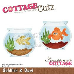 561323 CottageCutz Dies Goldfish & Bowl