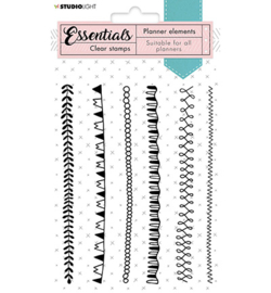 SL-PES-STAMP06 StudioLight Clear Stamp Borders Planner Essentials nr.06