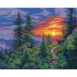 558011 Paint By Number Kit Sunset Dreams 16"X20"