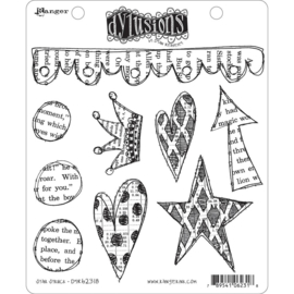 377757 Dyan Reaveley's Dylusions Cling Stamp Collections Star Struck