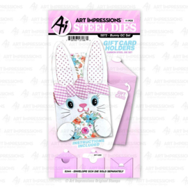 706904 Art Impressions Gift Cards Die Bunny