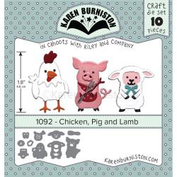 KBR1092 Karen Burniston Dies Chicken, Pig & Lamb