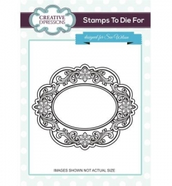 UMS724 Stamps To Die For Snowflake Scrolls
