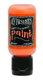 306610/0658 Ranger Dylusions Paint Flip Cap Bottle Squeezed Orange  29ml