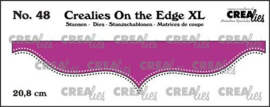 CLOTEXL48 Crealies On the edge XL Die stans no 48