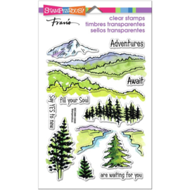 630719 Stampendous Perfectly Clear Stamps Adventure Awaits