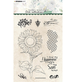 JMA-ES-STAMP66 StudioLight  JMA Clear Stamp Sunflower Essentials nr.66