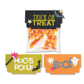 665951 Sizzix Thinlits Die Set Halloween Toppers Olivia Rose