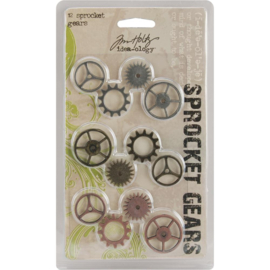 TH92691 Tim Holtz Metalen Tandwielen 12 st.