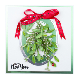 S4-1113 Spellbinders Winterberry and Mistletoe Etched Dies