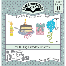 KBR1180 Karen Burniston Dies Big Birthday Charms