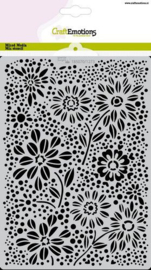 185070/1273 CraftEmotions Mask stencil flowers & dots A5