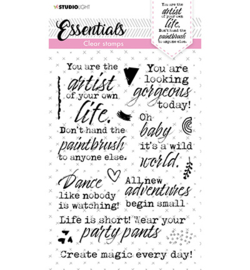 SL-ES-STAMP121 Clear Stamp You are an artist Essentials nr.121